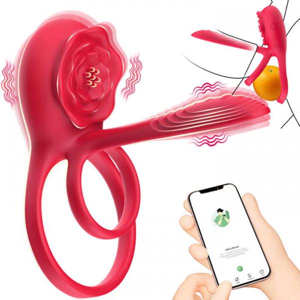 Vòng rung đeo dương vật điều khiển qua App 10 chế độ Rung