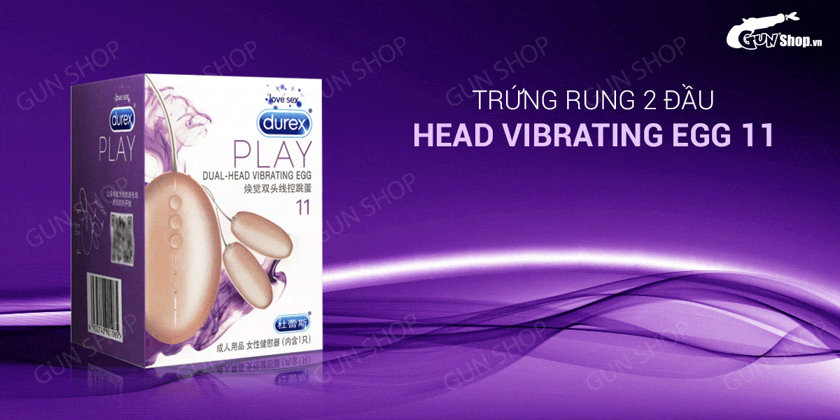Trứng Rung 2 Đầu Durex Play Dual 12 Chế Độ Kích Thích Mạnh Mẽ Trứng Rung 2 Đầu Durex Play Dual 12 Chế Độ Kích Thích Mạnh Mẽ