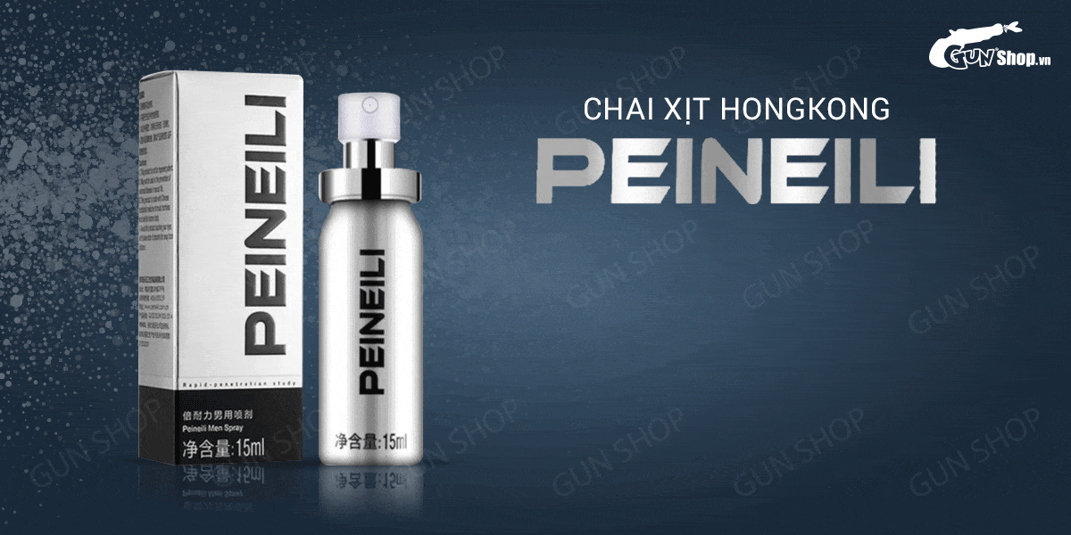 Chai xịt Peineili HongKong kéo dài thời gian tăng bản lĩnh nam giới 15ml Chai xịt Peineili HongKong kéo dài thời gian tăng bản lĩnh nam giới 15ml
