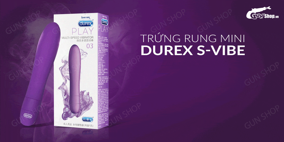 Trứng rung mini Durex 5 chế độ - Nhỏ gọn, cực sướng, giá tốt Trứng rung mini Durex 5 chế độ - Nhỏ gọn, cực sướng, giá tốt