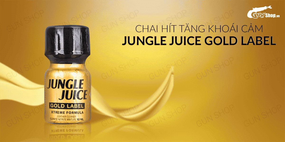 Popper Jungle Juice Gold Label 10ml chính hãng USA kích thích Popper Jungle Juice Gold Label 10ml chính hãng USA kích thích