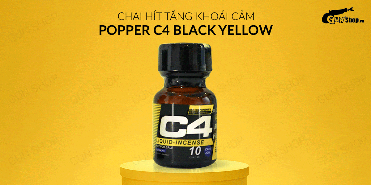 Popper C4 Yellow 10ml Mỹ USA chính hãng tăng khoái cảm đỉnh cao Popper C4 Yellow 10ml Mỹ USA chính hãng tăng khoái cảm đỉnh cao