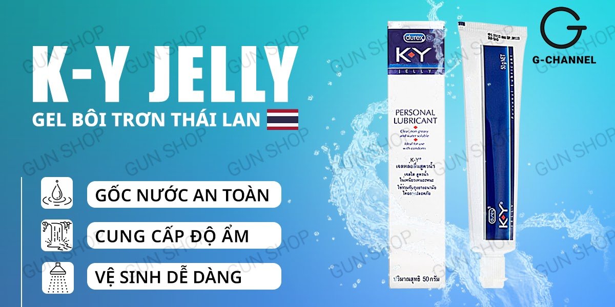 Gel bôi trơn Durex KY Jelly 50g cao cấp an toàn êm dịu