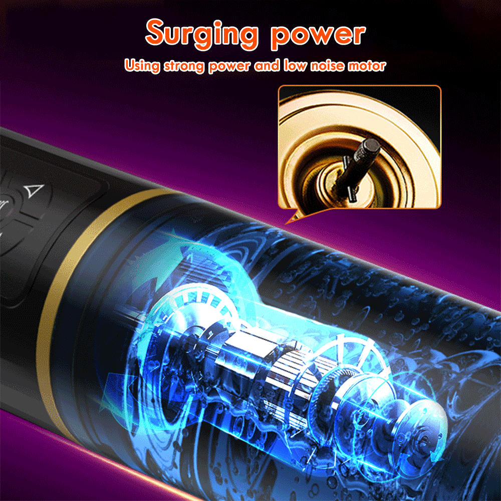 Máy tập dương vật tự động LCD massage nước sạc hiệu quả