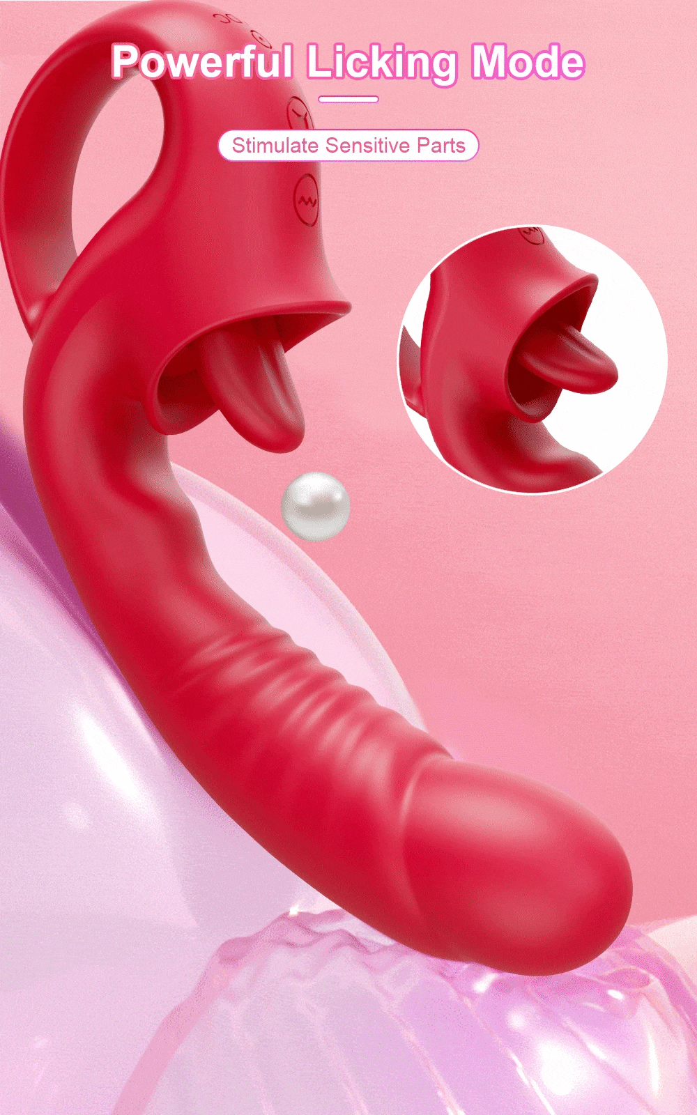 Dương vật giả đa năng quấn liếm siêu thực - Hàng hot 2025