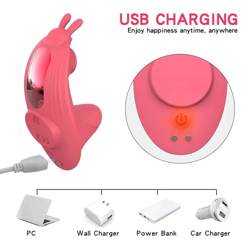 Máy massage Love Spouse 2 đầu rung thổi điều khiển app giá tốt