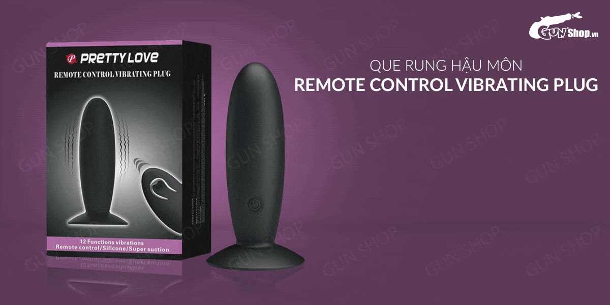 Que rung hậu môn 12 chế độ rung remote sạc đẹp an toàn nhạy Que rung hậu môn 12 chế độ rung remote sạc đẹp an toàn nhạy