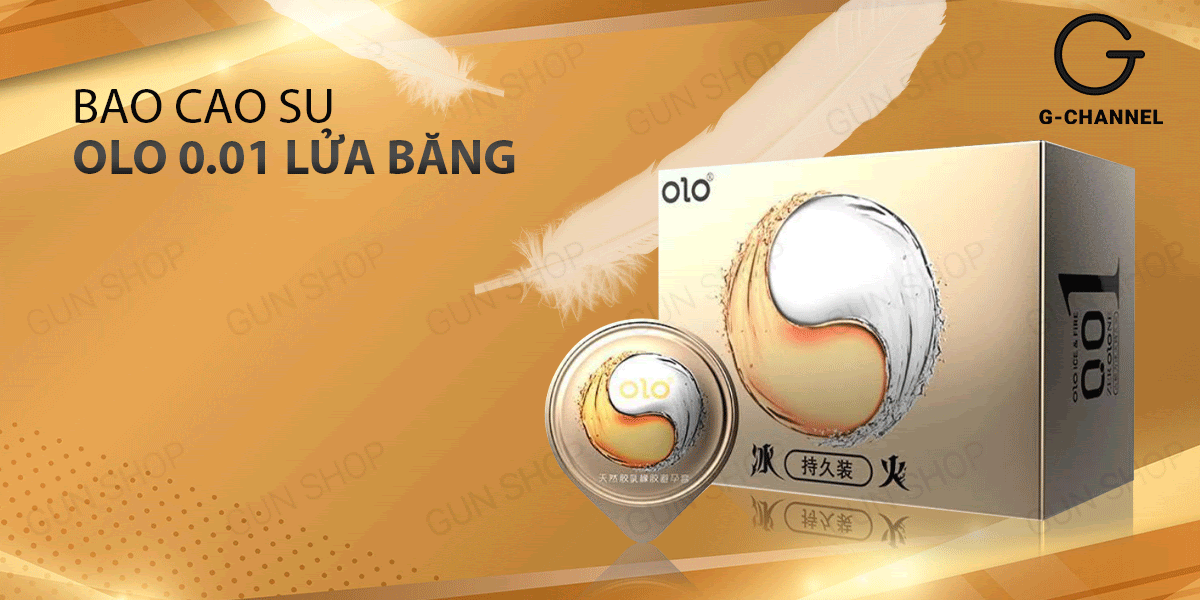Bao cao su OLO 0.01 Lửa Băng siêu mỏng kéo dài thời gian cực đỉnh