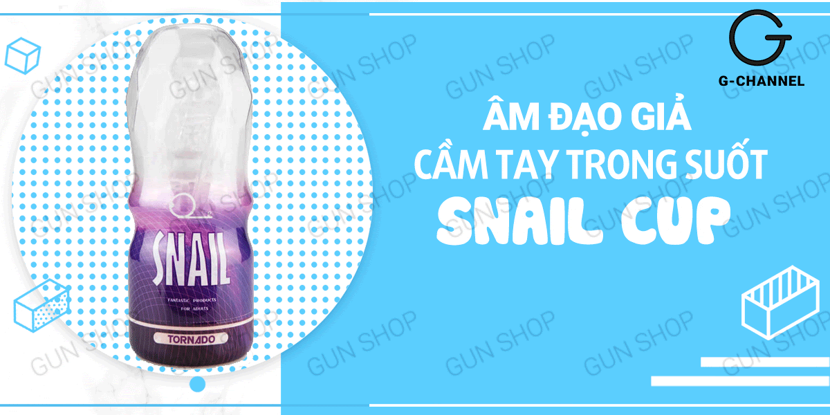 Âm đạo giả trong suốt Snail Cup cốc thủ dâm cao cấp cho nam Âm đạo giả trong suốt Snail Cup cốc thủ dâm cao cấp cho nam