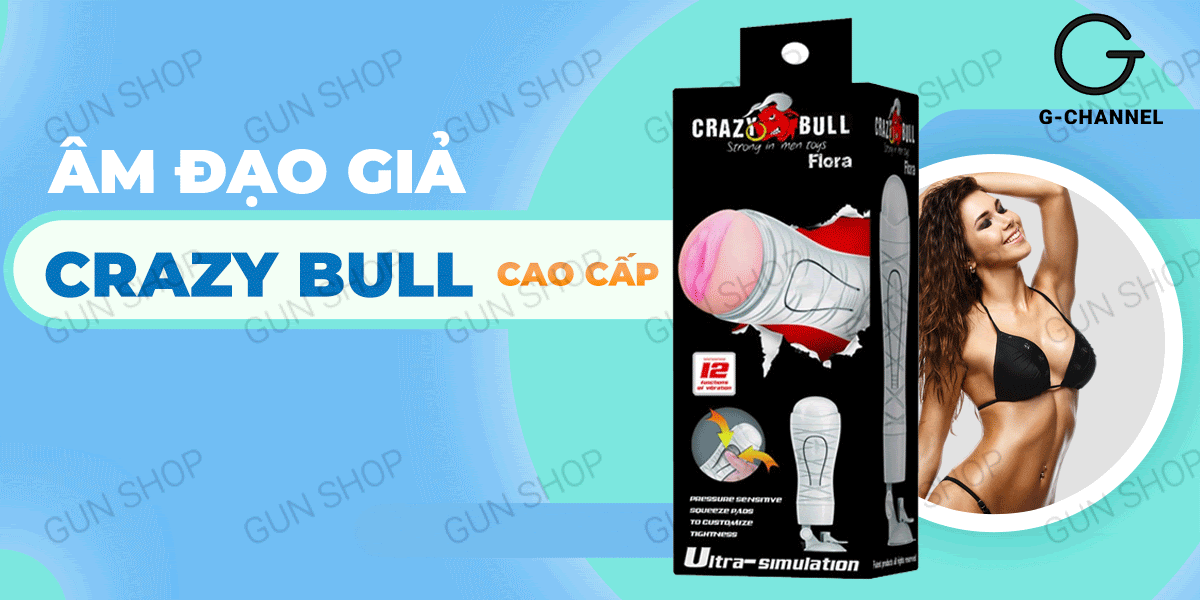 Âm đạo giả dính tường rung 12 tần số sạc pin cao cấp Crazy Bull Âm đạo giả dính tường rung 12 tần số sạc pin cao cấp Crazy Bull