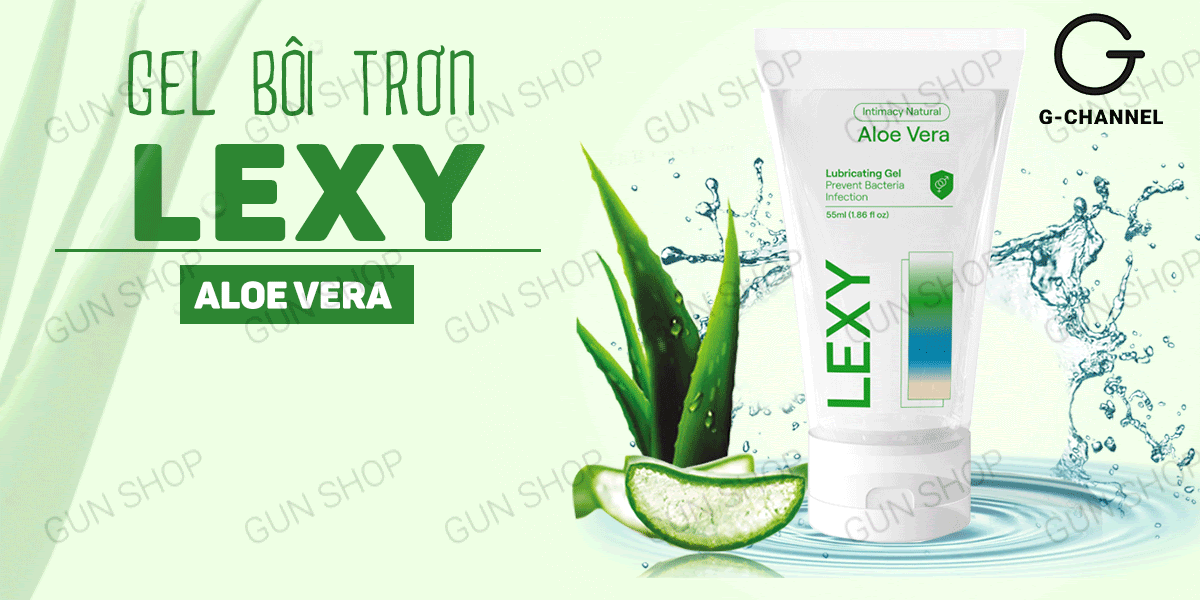 Gel Bôi Trơn Lexy Aloe Lô Hội 55ml Mềm Mịn Dịu Nhẹ Gel Bôi Trơn Lexy Aloe Lô Hội 55ml Mềm Mịn Dịu Nhẹ