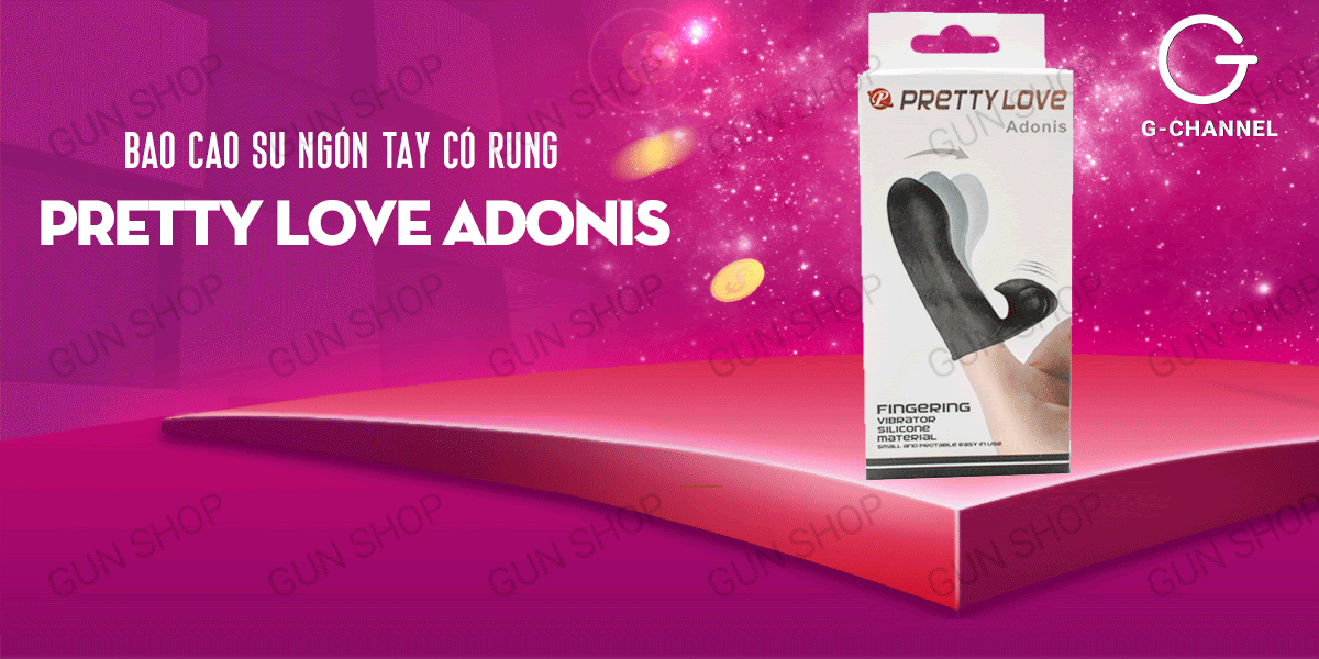 Ngón tay rung Pretty Love Adonis silicon cao cấp kích thích cực mạnh Ngón tay rung Pretty Love Adonis silicon cao cấp kích thích cực mạnh