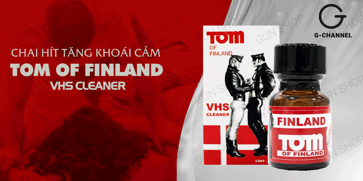 Popper Tom Of Finland 10ml - Sạch Sẽ Tinh Khiết, Mạnh Mẽ, Hiệu Quả