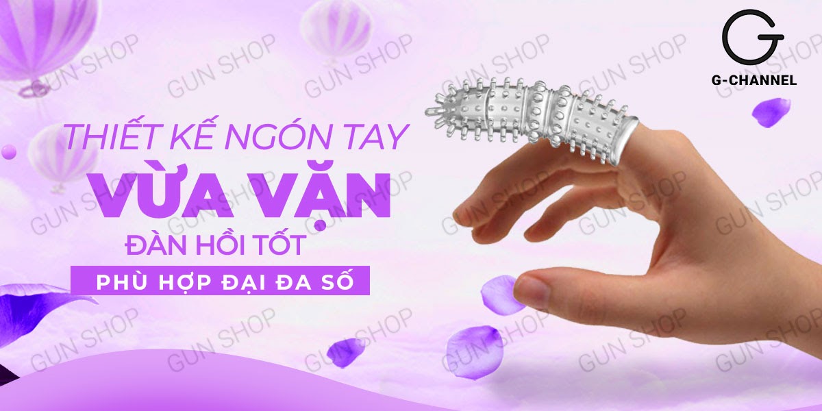Bao cao su ngón tay Aichao gai lớn kích thích mạnh mẽ an toàn Bao cao su ngón tay Aichao gai lớn kích thích mạnh mẽ an toàn