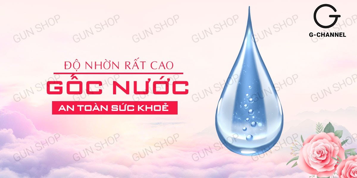 Gel bôi trơn hương hoa hồng Cokelife 100ml thơm lâu kích thích Gel bôi trơn hương hoa hồng Cokelife 100ml thơm lâu kích thích
