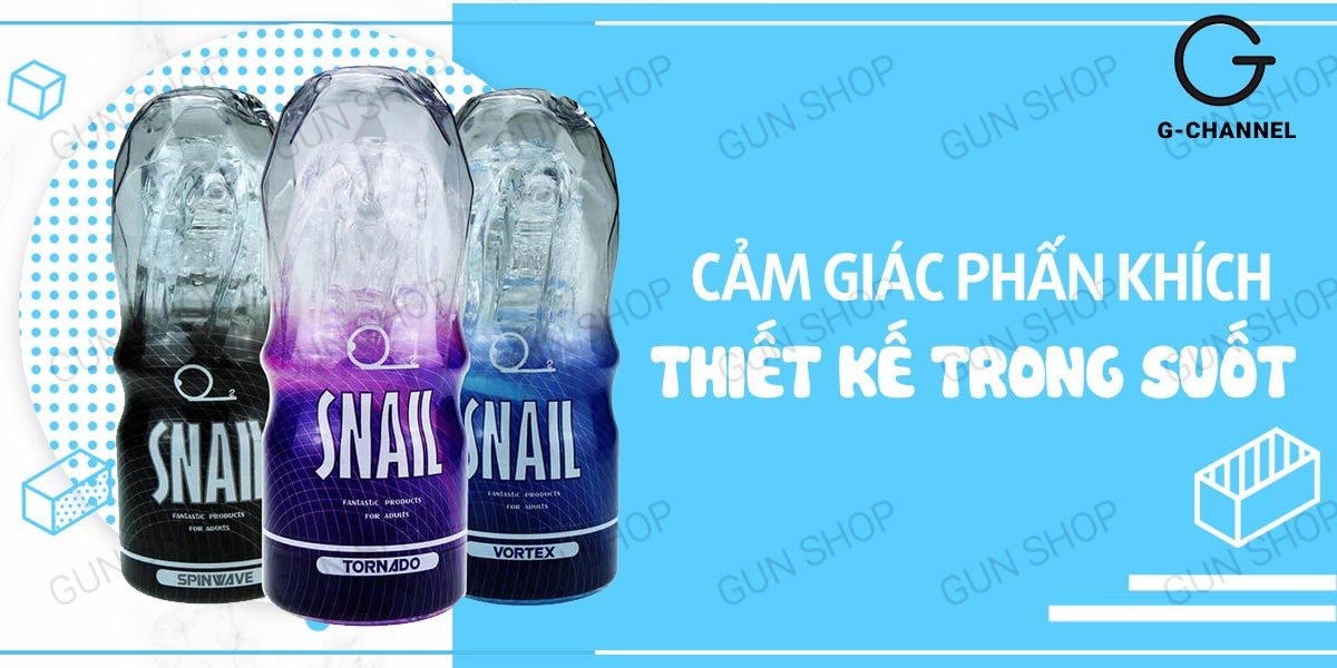 Âm đạo giả trong suốt Snail Cup cốc thủ dâm cao cấp cho nam Âm đạo giả trong suốt Snail Cup cốc thủ dâm cao cấp cho nam