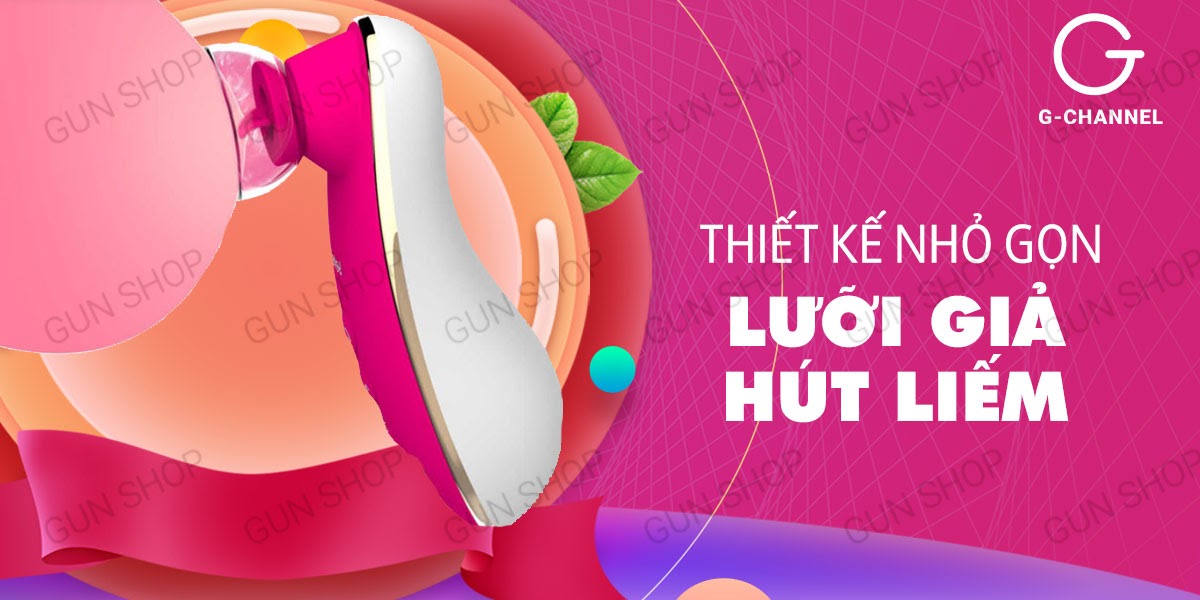 Máy rung Leten Sucker kích thích âm đạo hút liếm cực mạnh