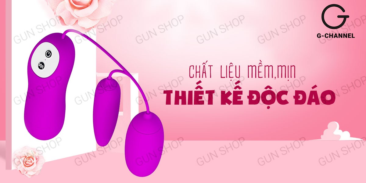 Pretty Love Irma trứng rung 2 đầu 12 chế độ pin tiện lợi giá tốt