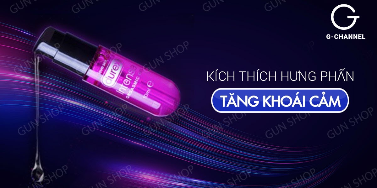 Gel bôi trơn Durex Intense Orgasmic kích thích tăng khoái cảm nữ 10ml Gel bôi trơn Durex Intense Orgasmic kích thích tăng khoái cảm nữ 10ml