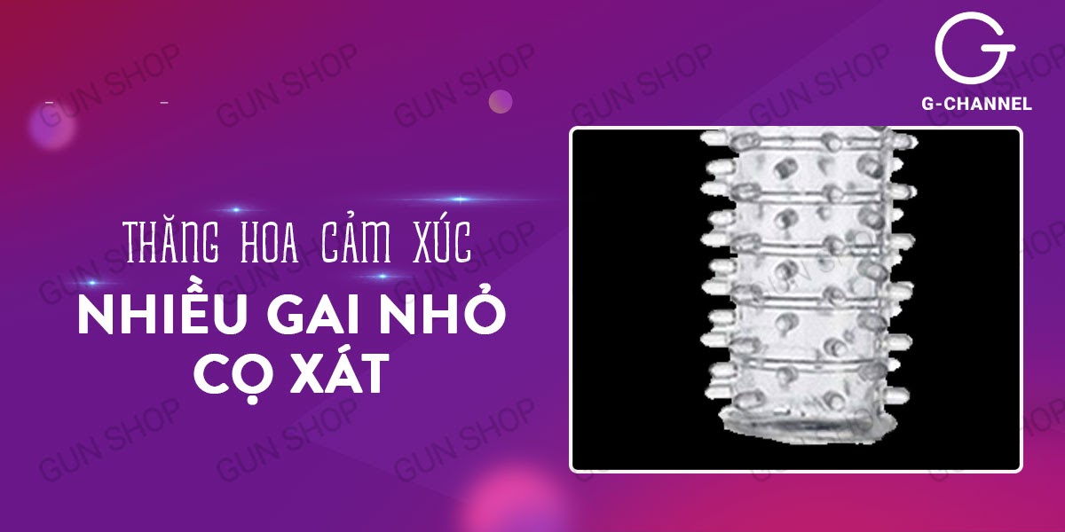 Bao cao su đôn dên Bi Gai silicon cao cấp tăng kích thước thăng hoa Bao cao su đôn dên Bi Gai silicon cao cấp tăng kích thước thăng hoa