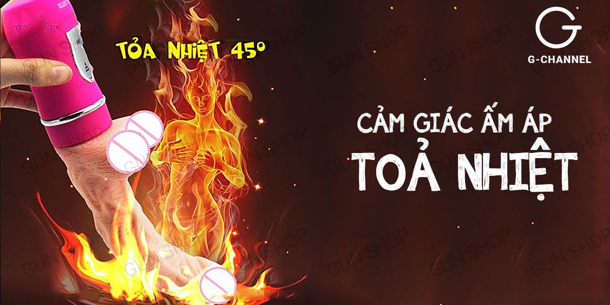 Dương vật giả Ailighter cao cấp rung thụt toả nhiệt silicon mềm mại Dương vật giả Ailighter cao cấp rung thụt toả nhiệt silicon mềm mại