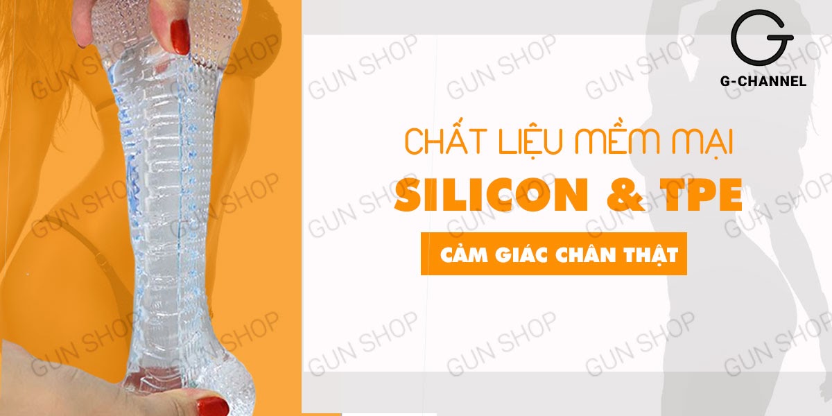 Âm đạo giả trong suốt Josens chất liệu mềm mại tăng khoái cảm Âm đạo giả trong suốt Josens chất liệu mềm mại tăng khoái cảm