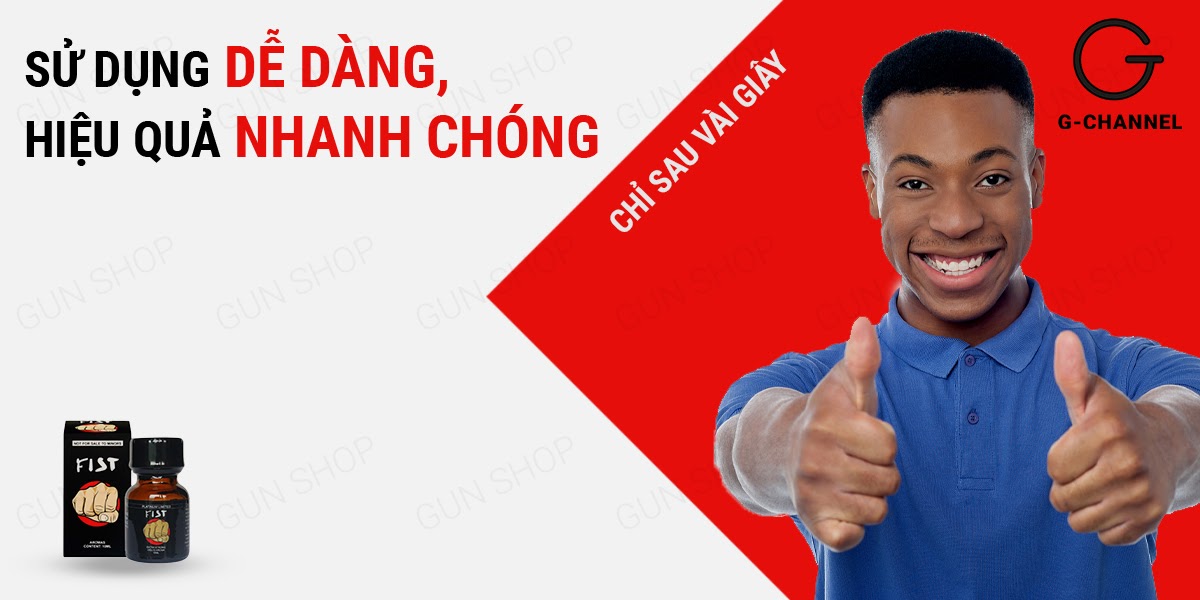 Popper Fist Platinum 10ml USA chính hãng Tăng khoái độc đáo Popper Fist Platinum 10ml USA chính hãng Tăng khoái độc đáo