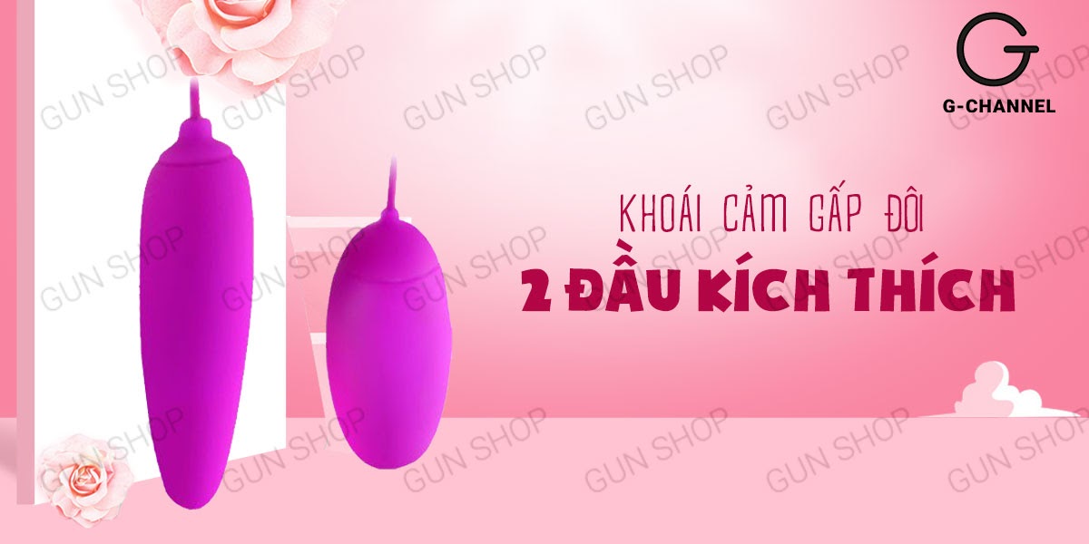 Pretty Love Irma trứng rung 2 đầu 12 chế độ pin tiện lợi giá tốt