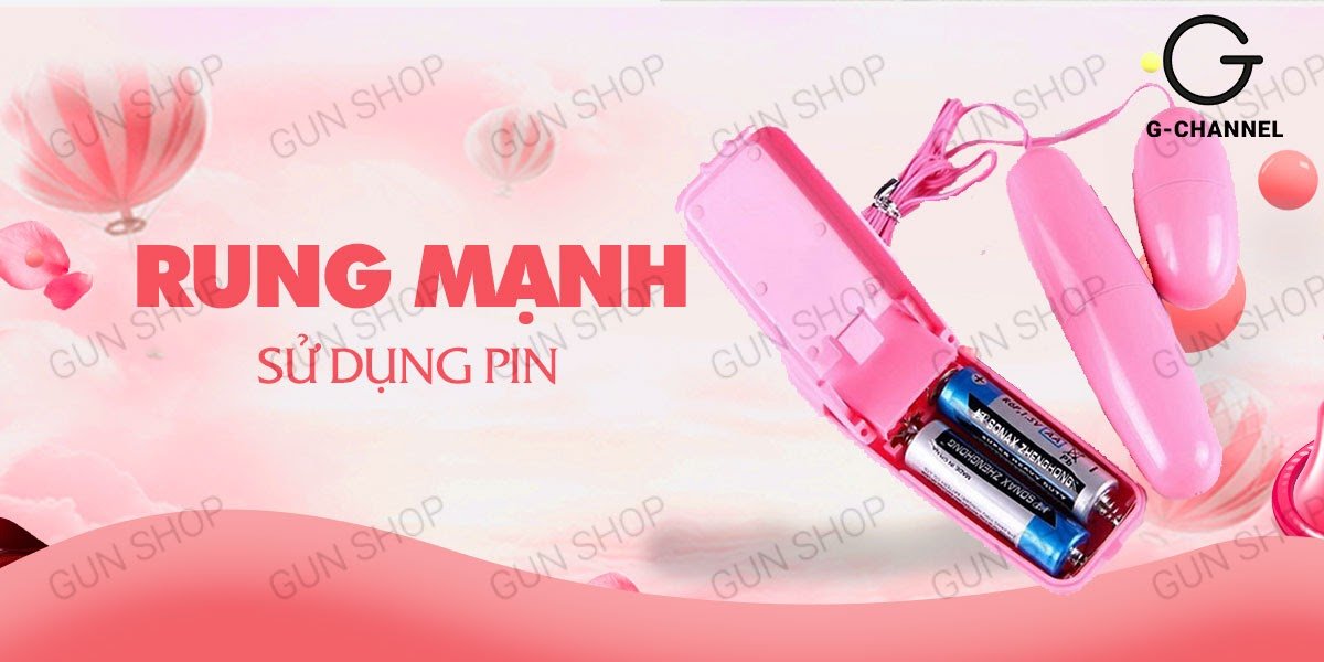 Trứng rung 2 đầu mini mạnh mẽ giá tốt cho cuộc yêu sôi động