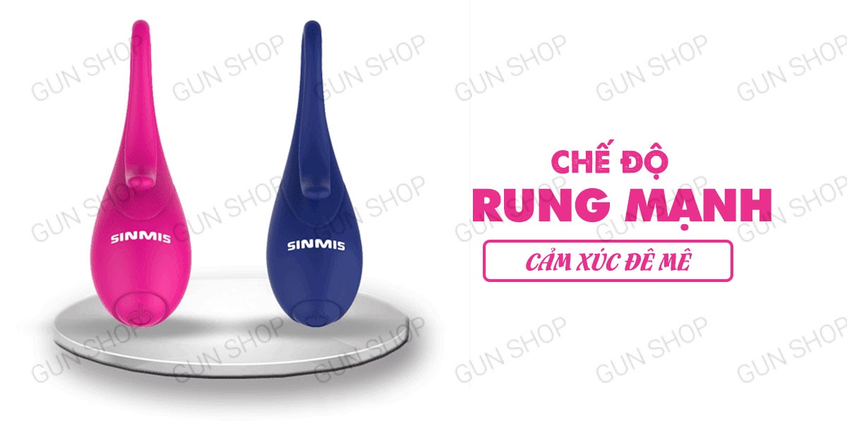 Máy rung siêu mạnh chống nước Nalone Sinmis Coco pin trâu tiện ích