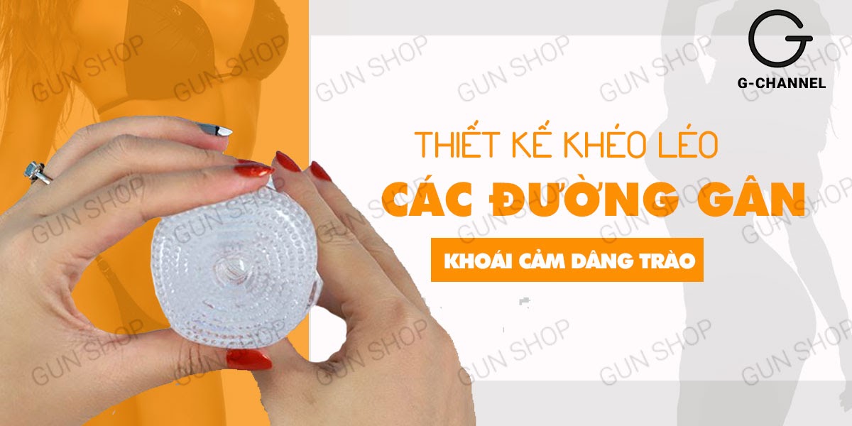 Âm đạo giả trong suốt Josens chất liệu mềm mại tăng khoái cảm Âm đạo giả trong suốt Josens chất liệu mềm mại tăng khoái cảm