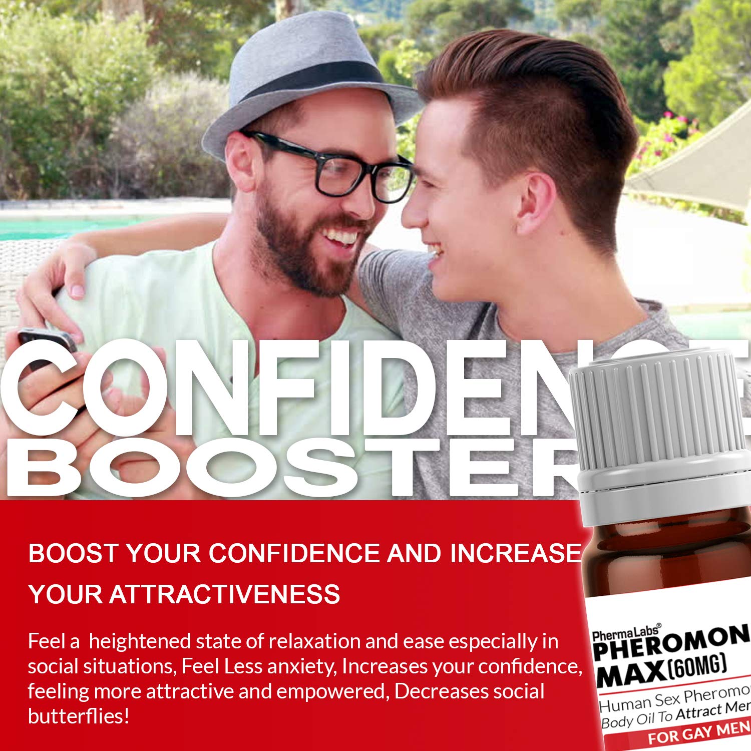 PhermaLabs Gay Kích Dục Nam Tăng Hấp Dẫn Mạnh Mẽ Mỹ 10ml