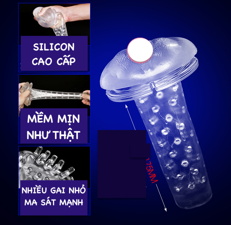 Máy thủ dâm Ailighter Juicer 3D co bóp xoay rên siêu thật