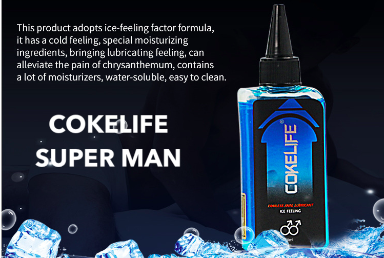 Gel bôi trơn Cokelife Super Man xanh mát lạnh 85g gel hậu môn gay siêu trơn Gel bôi trơn Cokelife Super Man xanh mát lạnh 85g gel hậu môn gay siêu trơn