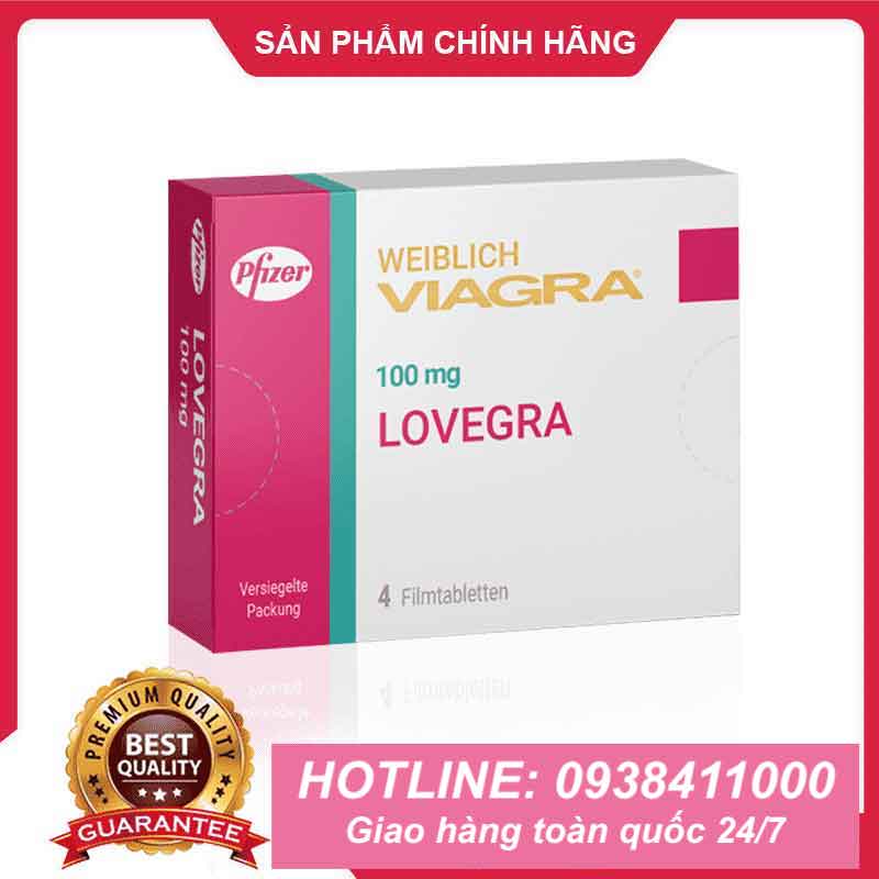 Lady Era 50mg thuốc kích thích nữ Pfizer Mỹ tăng hưng phấn nhanh