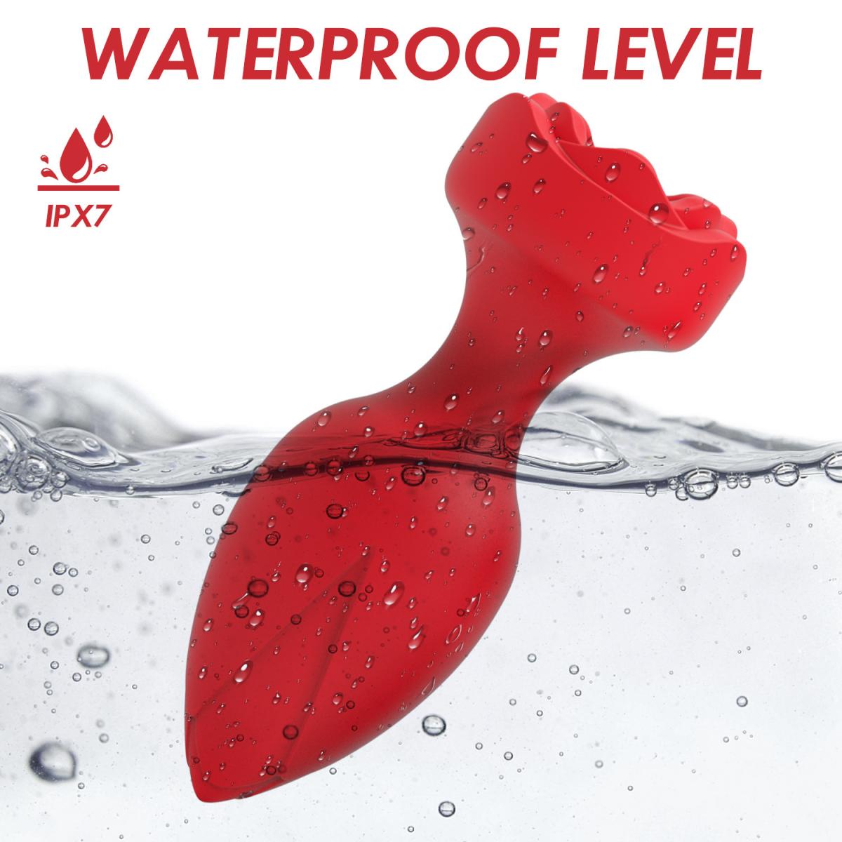 Phích Cắm Hậu Môn Hoa Hồng Rung Điều Khiển Từ Xa Kích Thích