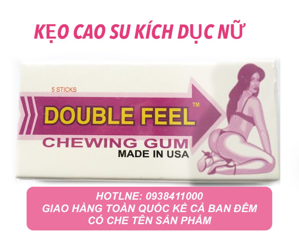 Singum Double Feel Kẹo cao su kích thích ham muốn nữ Mỹ chính hãng Singum Double Feel Kẹo cao su kích thích ham muốn nữ Mỹ chính hãng