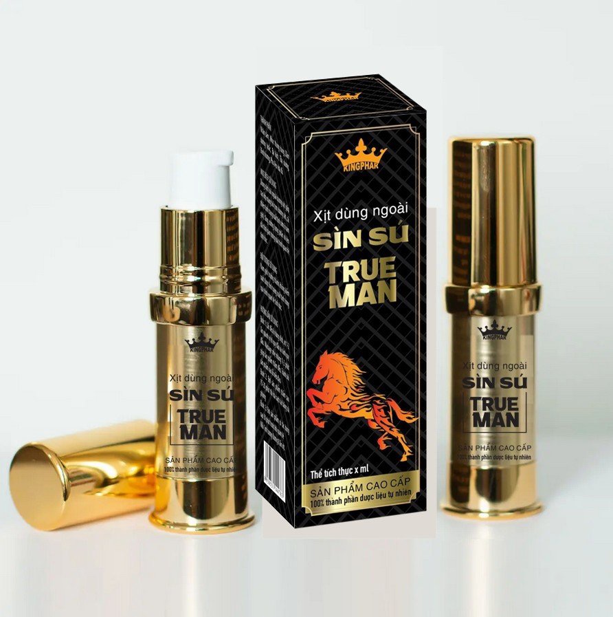 Sìn sú True Man 5ml chính hãng kéo dài quan hệ an toàn hiệu quả