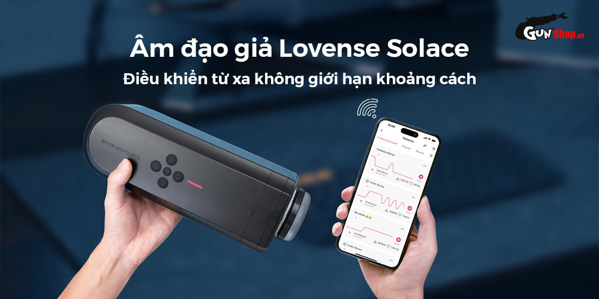 Lovense Solace âm đạo giả cao cấp đa năng trải nghiệm cực đỉnh