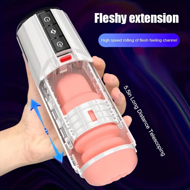 Âm đạo giả rung thụt sưởi ấm Space Sex cao cấp tự động