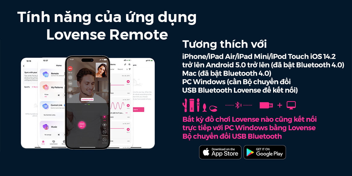 Lovense Max 2 âm đạo giả tự động co bóp rung mạnh điều khiển app