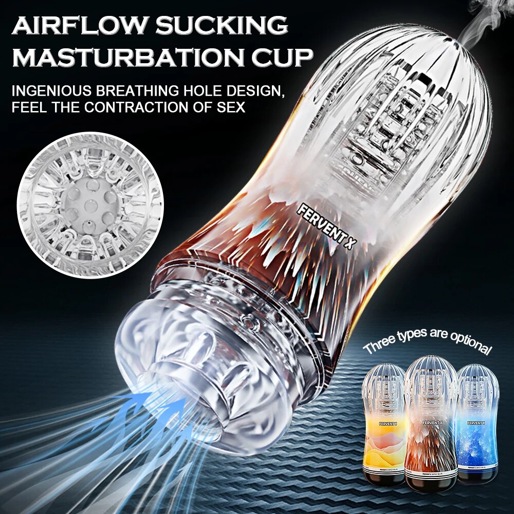 Cốc thủ dâm Fervent X trong suốt chất liệu cao cấp đa dạng mẫu mã