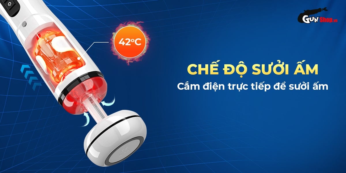 Âm đạo giả AierLe Space Warrior 2 rung thụt co bóp cực mạnh, siêu thật