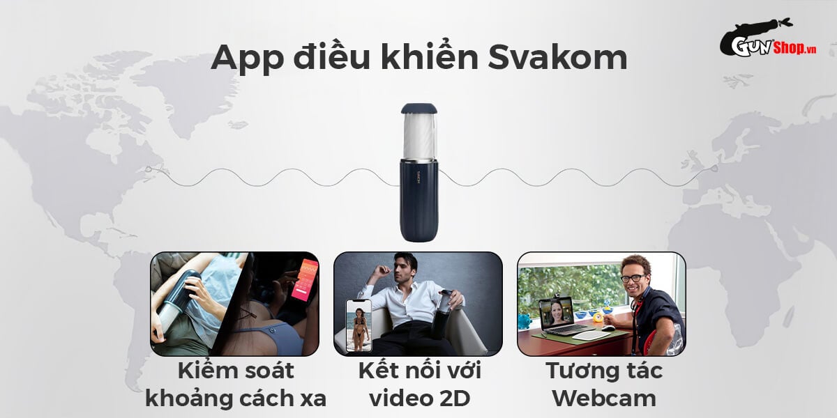 Âm đạo giả Svakom Alex Neo đa năng rung thụt siêu mạnh