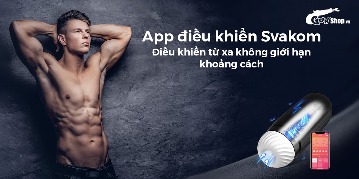 Âm đạo giả Svakom Hannes Neo co bóp ấm điều khiển app Âm đạo giả Svakom Hannes Neo co bóp ấm điều khiển app