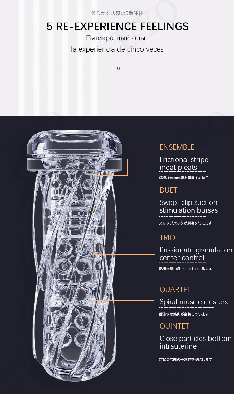 Cốc Thủ Dâm Devil Silicon Mềm Xoắn Ốc Kích Thích Cực Đã