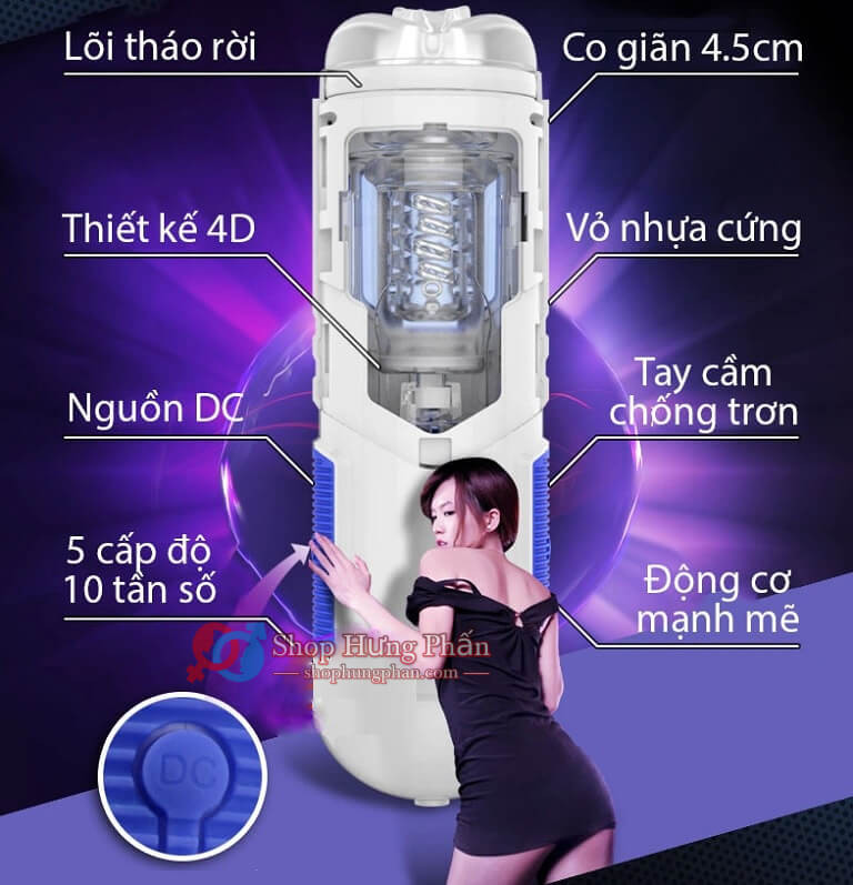 Máy bú tự động Zini cao cấp đa năng nam thủ dâm sướng giá tốt