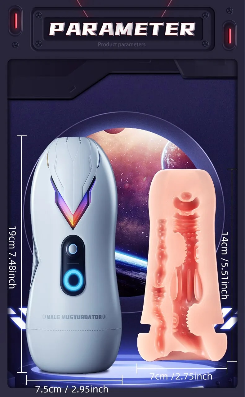 Âm đạo giả Mecha rung cao cấp kích thích mạnh mẽ cho nam