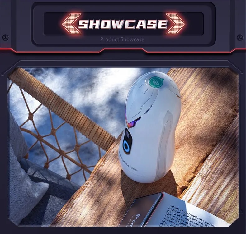 Âm đạo giả Mecha rung cao cấp kích thích mạnh mẽ cho nam