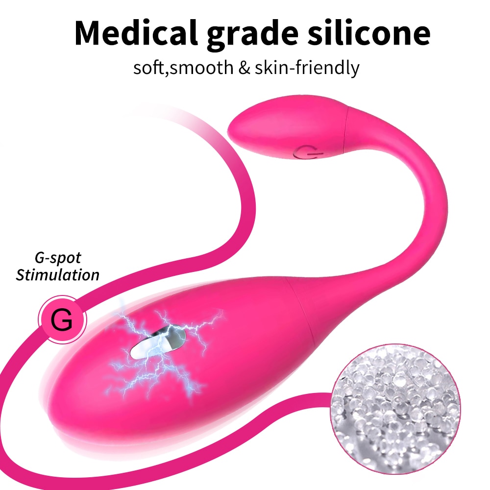 Trứng Rung Điện Levett Bluetooth App Điều Khiển Từ Xa Kích Thích